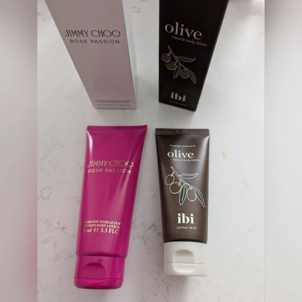 Jimmy Choo and Ibi Hand Lotions